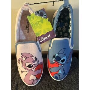 Disney Stitch & Angel Slip On Shoes (Womens US Size 11)